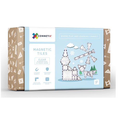 CONNETIX - 34 Piece Clear Starter Pack